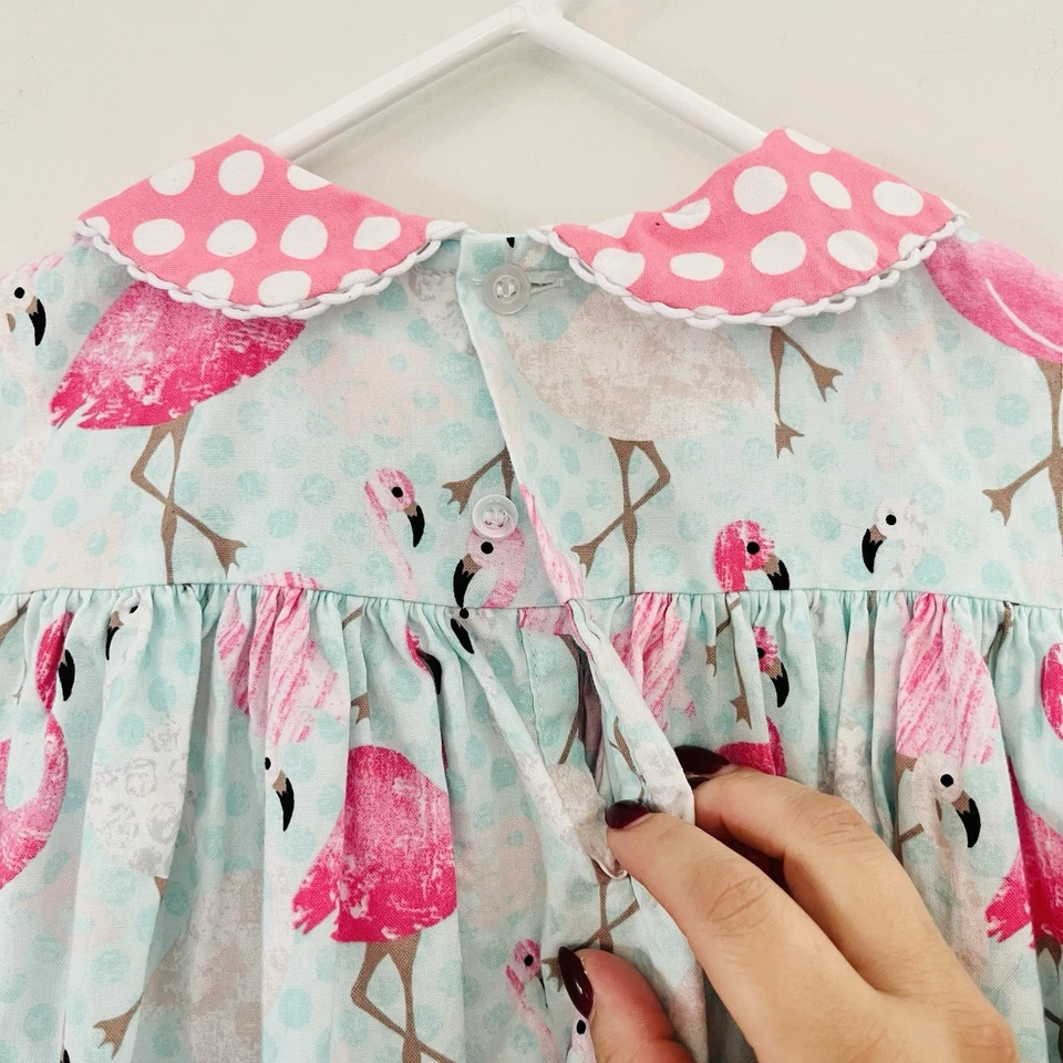 Vestido Flamenco The Bailey Niños Cuello Peter Pan Niña Pequeña Talla 5 Foto 3 de 4