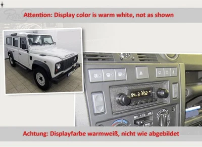 Para Land Rover Defender 1948-2015 de Época Coche Radio DAB+ Fm Bluetooth Aux - Imagen 1 de 4