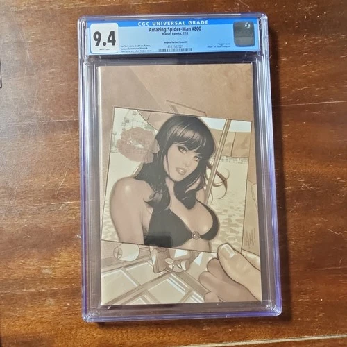 Marvel Comics Amazing Spider-Man #800 CGC 9.4 Adam Hughes Variant Cover C 2018