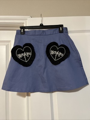Morph8ne Heart Patch Embroidered Skirt