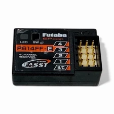 Futaba R614FF-E FASST 4-Channel 2.4Ghz Receiver New