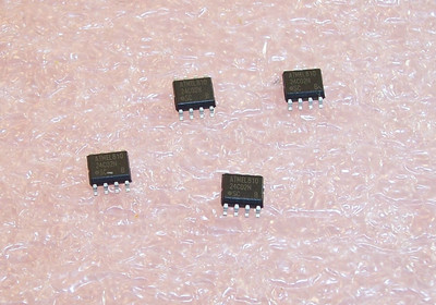 QTY (50) AT24C02N-10SC ATMEL SOIC-8 2K 2-WIRE SERIAL EEPROM