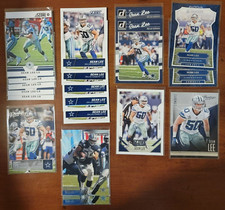 SEAN LEE COWBOYS FOOTBALL LOT OF 19 CARDS, 8 DIFFERENT - LIST PRICE $12