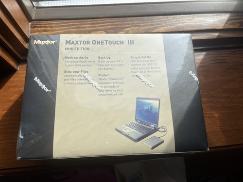 Maxtor OneTouch III Mini Edition 60GB External Hard Drive USB - Picture 3 of 3