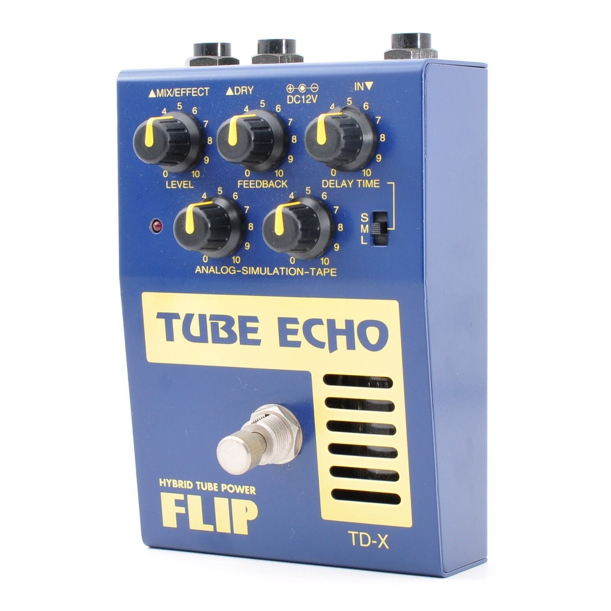 Guyatone TD-X Tube Echo Flip w/12vAdapter Guitar Effects Pedal MIJ