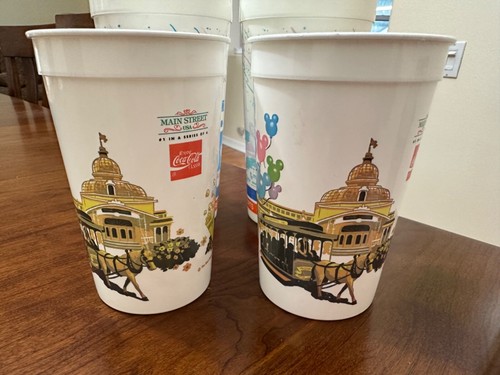Walt Disney World 15th Anniversary Cups plus two bonus Mickey Mouse Cups - Picture 7 of 9