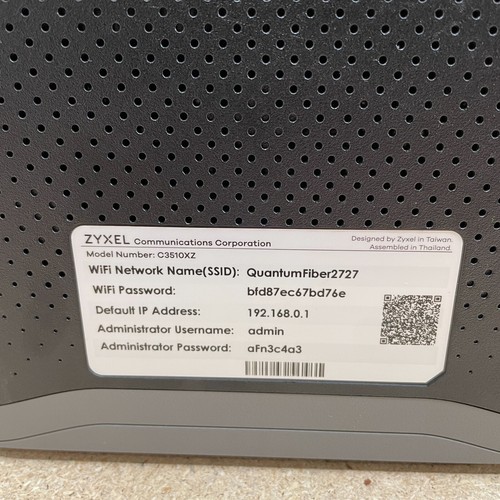 ZYXEL C3510XZ Gigabit Ethernet Gateway Fiber ONLY Modem/Router AX5700 WiFi 6 - Picture 4 of 9