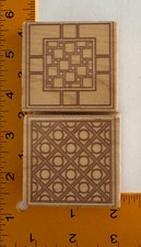 Geometric Squares Circles Rubber Stamps by Hero Arts
