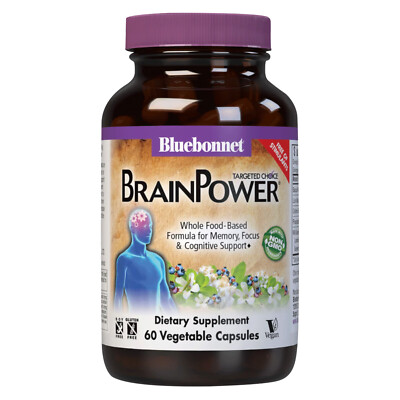 Bluebonnet Targeted Choice Brain Power 60 Veg Capsules