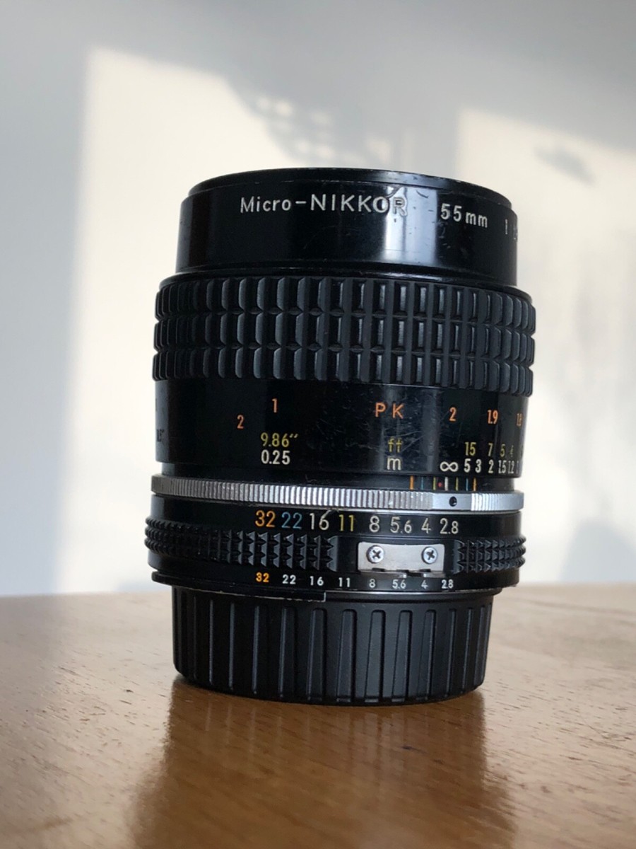 Nikon - 【中古】 Nikon Micro-NIKKOR 55ｍｍ F2.8 Ai-s ニコン ヘリコイド重 中古】 Nikon Micro-NIKKOR 55mm F2.8 Ai-s ニコン ヘリコイド