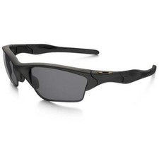 OAKLEY HALF JACKET 2.0 XL MATTE BLACK HDO  GREY POLAR SUNGLASSES OO9154-13 NEW