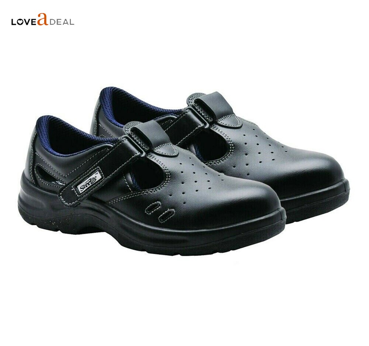 Leather Safety Sandals Steel Toe Cap Gardening Warehouse Kitchen