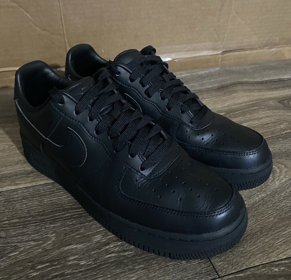 スニーカー NIKE Men Sneakers DM0211001 Black Nike Air Force 1 Low '07 'Fresh' Black DM0211-001 Size 10