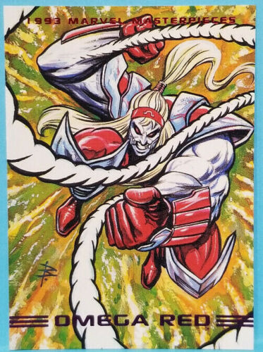 Omega Red 1993 Marvel Masterpieces Skybox Trading Card #54 Mint. - Picture 1 of 4