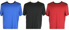 RBX Poly Span Tee With Shoulder insert Crew Neck Short Sleeve S, M, L, XL, 2XL