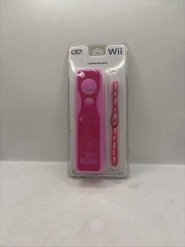 Offizieller Nintendo Wii Remote Schutz Controller Handschuh Factory Sealed Pink