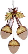 Wooden Hanging Fall Acorn Decor Decorative Acorn Rustic Autumn Themed Decoration