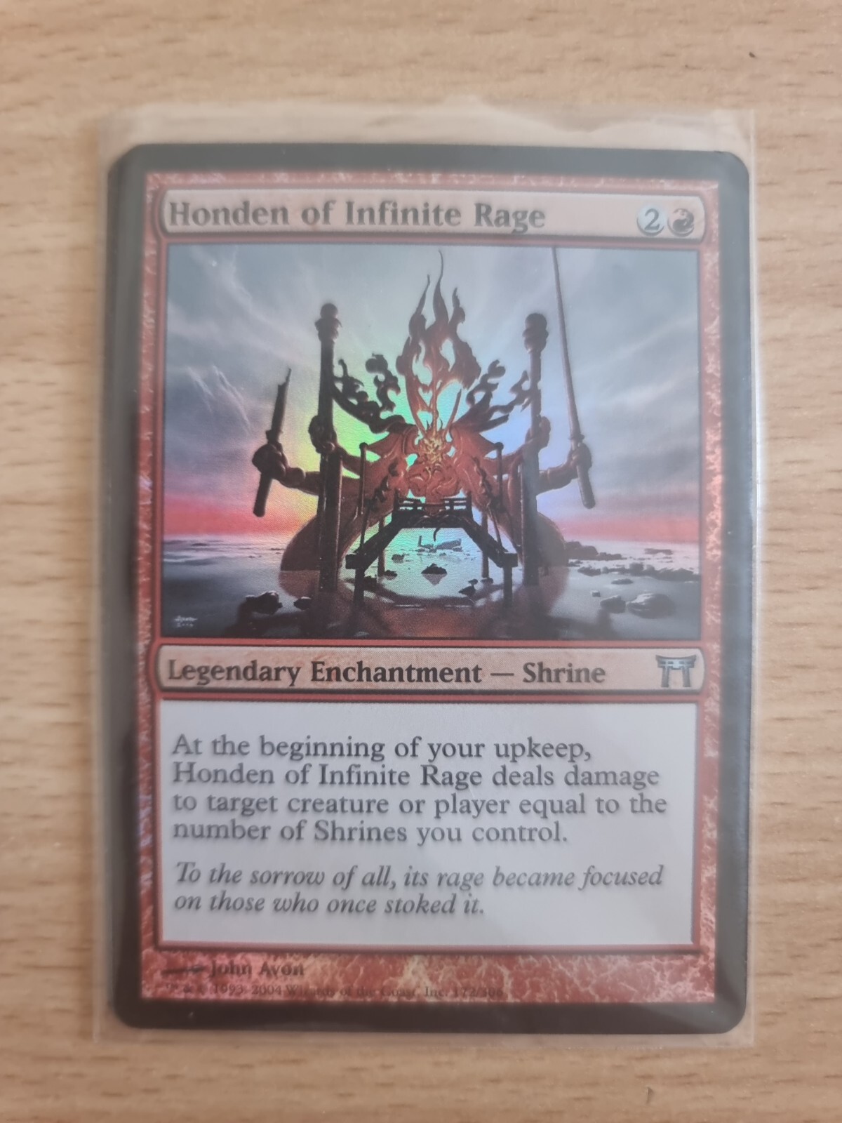 Infinite Rage Toy MTG FOIL Honden of Infinite Rage - Champions Magic the Gathering ...