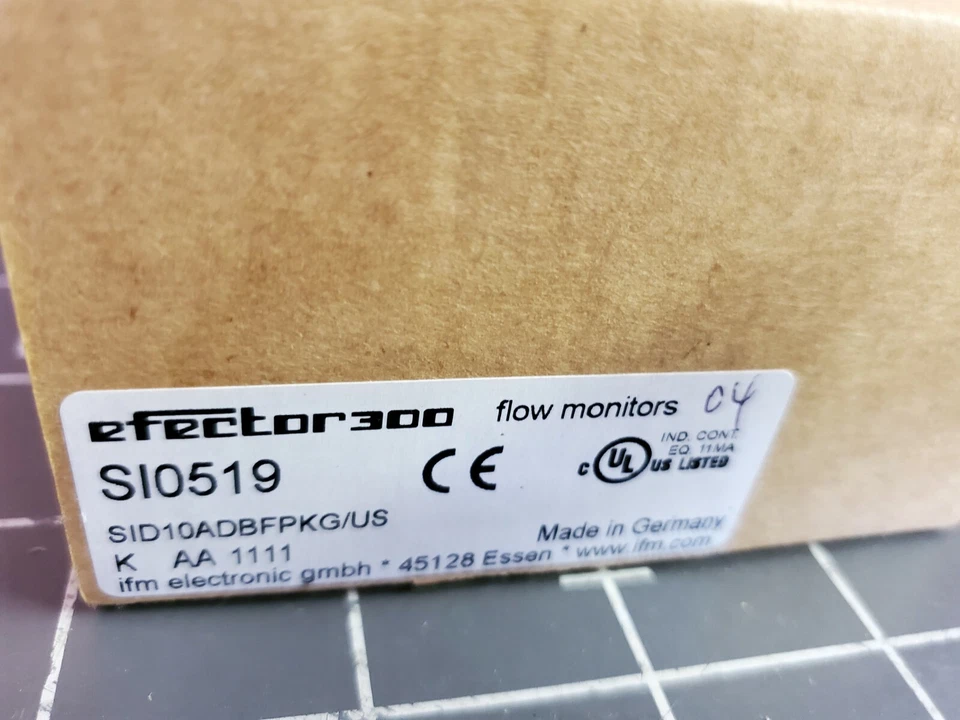 IFM Efector Flow Monitor, SI0519 / SID10ADBFKG/US - Image 2 of 3