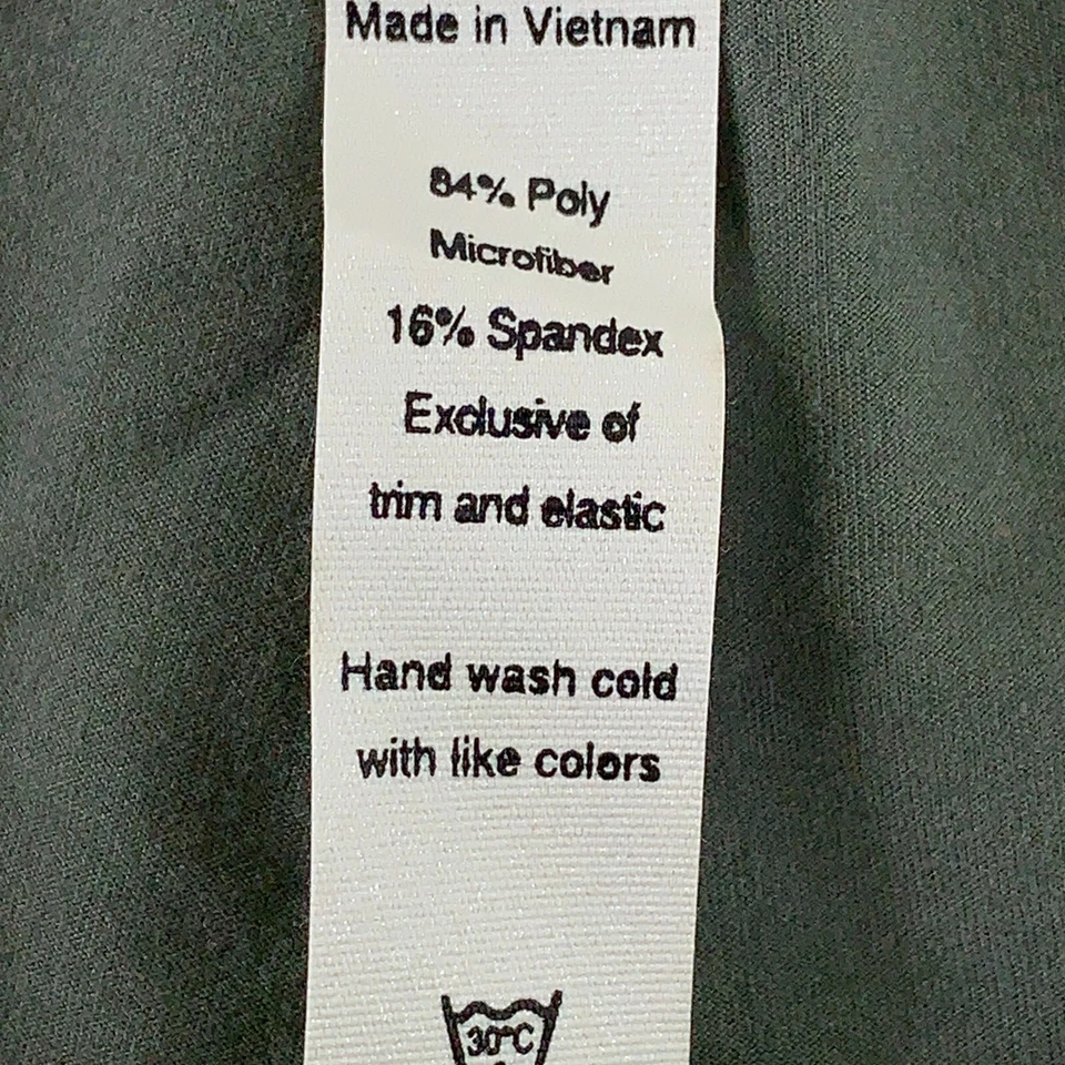 Women's Size 3X Green Microfiber Mid Rise Pocketed Pull On Leggings NWT - Image 3 of 4