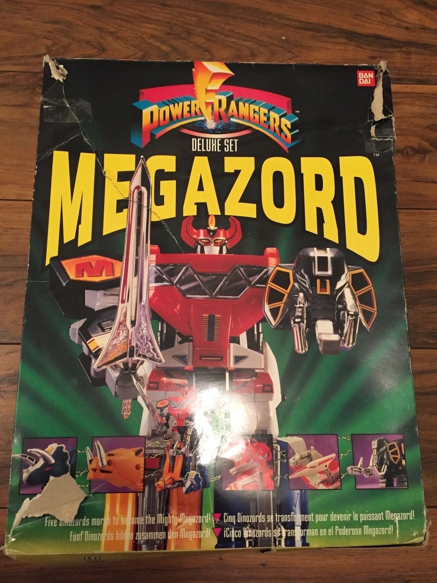 Power Rangers Megazord Deluxe Set Original 1993 with box 100