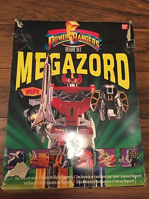 Power Rangers Megazord Deluxe Set Original 1993 with box 100% complete ...