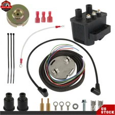 For Evo Big Twin XL 1970-2003 Single Fire Programmable Ignition Coil Kit 53-660