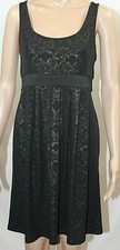 Express Black Dress Snake Print Elastic Waist Sleeveless Pleated Stretch M