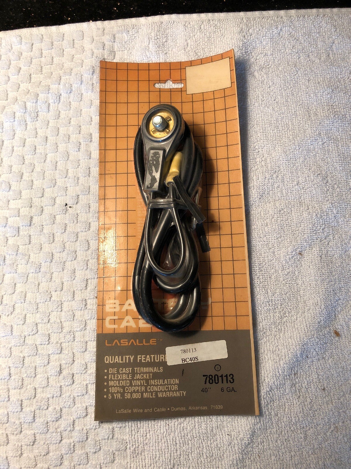 New LaSalle Battery Cable 7885 Buick V8 7576 Cadillac 7886 Chevrolet