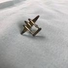 1940's STERLING P38 AIRPLANE EARRINGS (SCREW BACK) - WW2 — photo 4