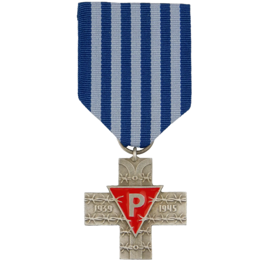 1705 WW2 AUSCHWITZ SURVIVANT CROIX M DAILLE POLOGNE POLOGNE HOLOCAUSTE 