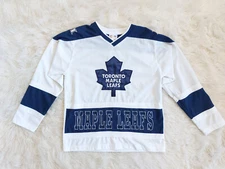 Toronto Maple Leafs Mighty Mac Sports NHL Hockey Jersey Shirt Siz M/10/12-Youth