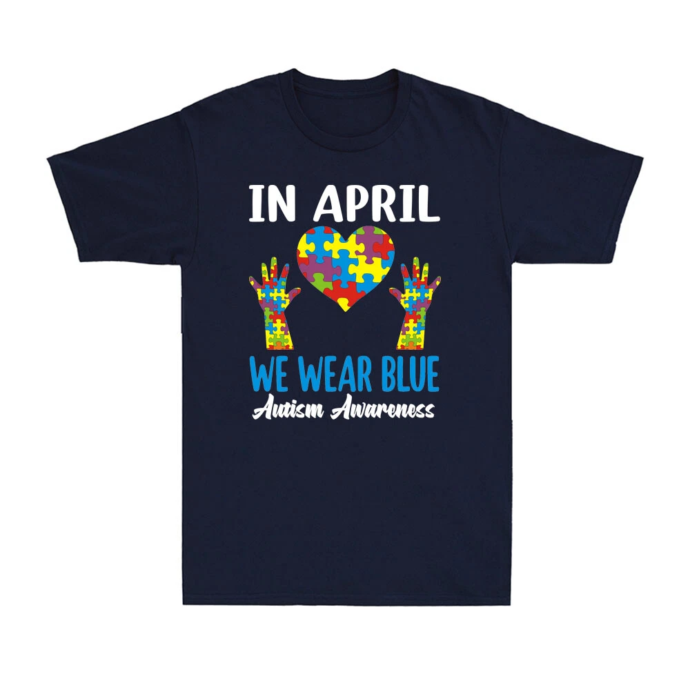 In April We Wear Blue Autism Awareness Month Inspiration Gift Unisex T-Shirt
Opens in a new window o