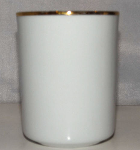 TUXTON White Porcelain Cup Mug GOLD FROG Golden Rim 7oz. Quirky Rare! - Picture 5 of 7