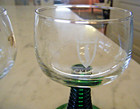 Bockling Valckenberg 1786,(1) & Schmitt Sohne wineglass, green beehive stem(2) 3 — photo 4