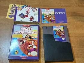 Nintendo NES Mickey Mousecapade Variant Box Game Manual CIB - RARE!
