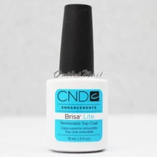 CND BRISA LITE Removable Sculpting Smoothing Gel TOP COAT 0.5 oz 15ml
