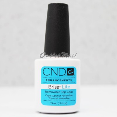 CND BRISA LITE Removable Sculpting Smoothing Gel TOP COAT 0.5 oz 15ml