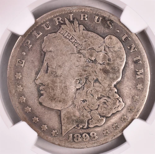 1898-O Morgan Silver Dollar - NGC G6 - Rare In Circulated Grades!