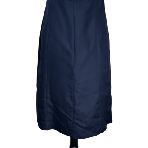 J. Crew Women's Dress Navy Blue Cotton Sleeveless Preppy A-Line Sheath 12 NWT - Picture 8 of 9