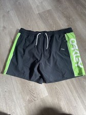 Oakley Barnie Beach Block 16 Mens XXL Blackout Boardshort Shorts Swimming 2XL
