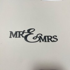 Cake-Topper Mr&Mrs Kuchendeko Tortendekoration Matrimonio -Sposi -decorazione