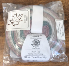 NEW Loops and Threads Yarn Swirl Pie Yarn Cak...