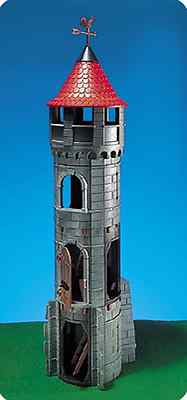 Playmobil 7175 Vintage Large Round Tower - NEW Mint in sealed bag ''Steck'' System