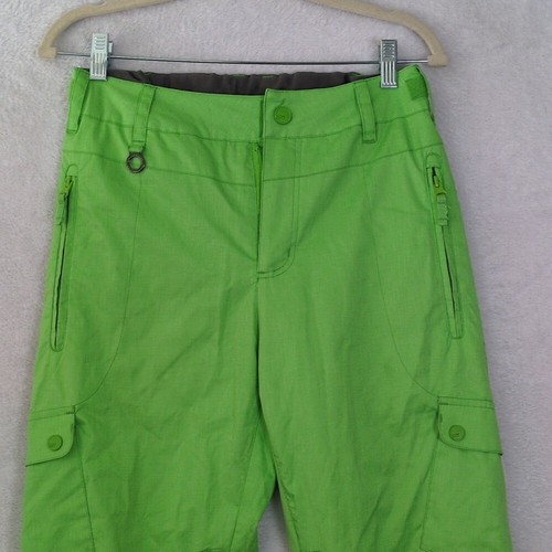 Roxy Girl's Lime Green Snowboard Ski Snow Pants Size 14 - Picture 2 of 8