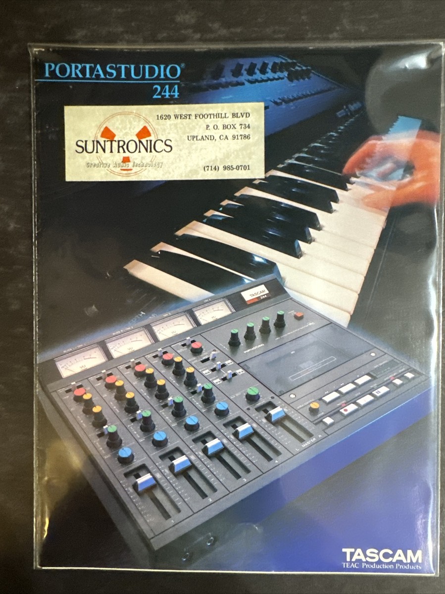 Teac Tascam PortaStudio 244 • Dealer Brochure • RARE