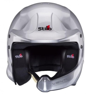 Stilo Venti WRC FIA 8859 Composite Racing Helmet Silver - X-Large - DOT/SNELL