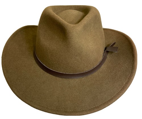 Mens 100% Wool Felt Hat Small 