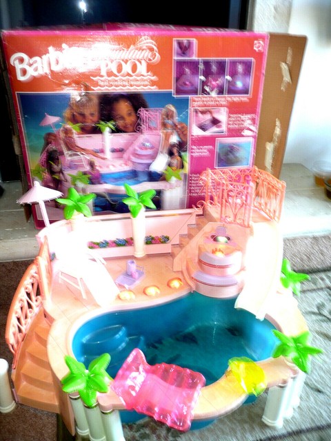 barbie fountain pool