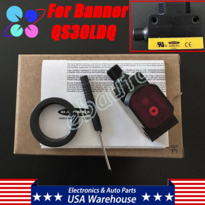For Banner QS30LDQ Photoelectric Sensor 10-30VDC 4-Pins New in Box